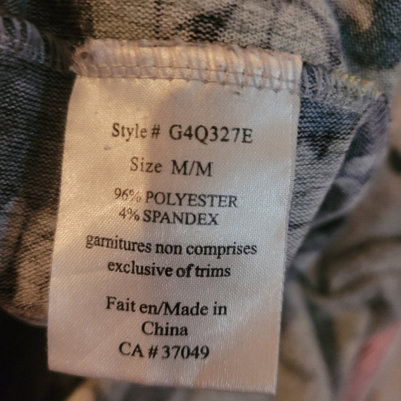 Le Grenier grey floral design dress Sz M - Picture 4 of 8